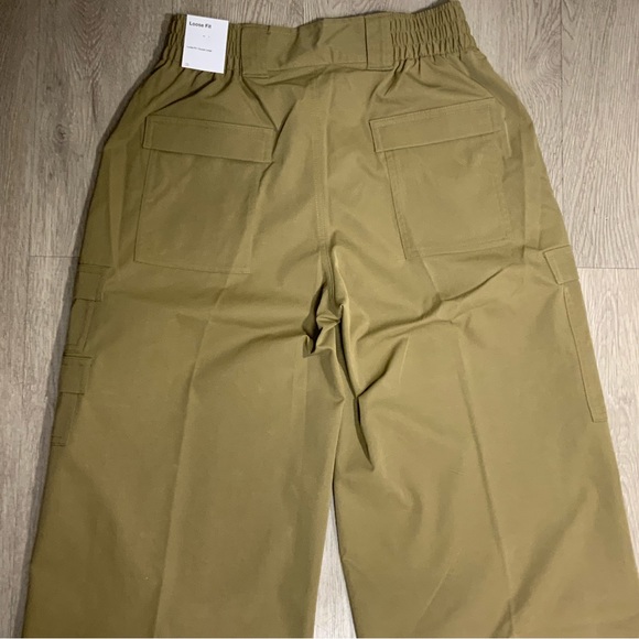 New Nike Jordan Chicago Women’s Heavyweight Cargo Pants Brown Kelp Oversized Fit - Picture 8 of 15